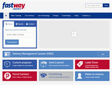 Tablet Screenshot of fastway.ie